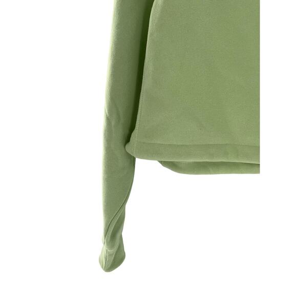 Champion Reverse Weave Crop Fleece Sweatshirt Womens Small Long Sleeve Crew Neck - Picture 6 of 13